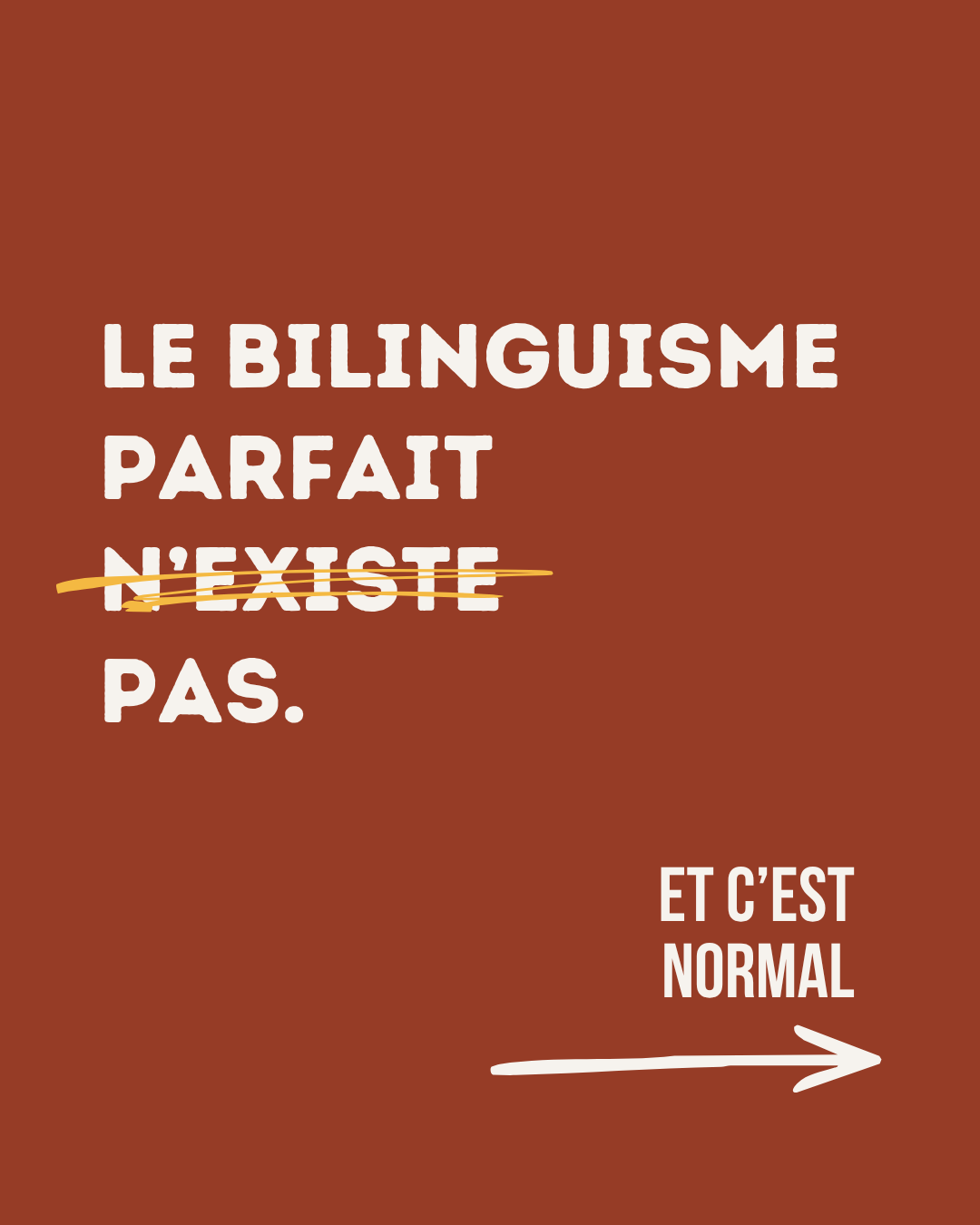Le bilinguisme parfait n'existe pas — et c'est normal