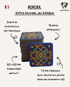 Jeu de cartes bilingue MEMORA – Word Bridge