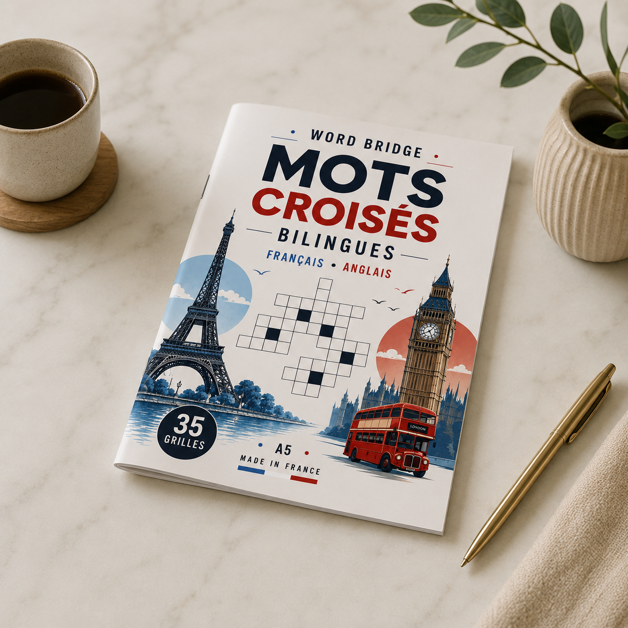 Mots croisés bilingues français-anglais